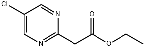 ethyl (5-chloropyrimidin-2-yl)acetate Struktur