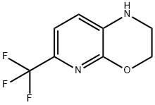 6-Trifluoromethyl-2,3-dihydro-1H-pyrido[2,3-b][1,4]oxazine Struktur