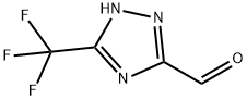 5-(trifluoromethyl)-4H-1,2,4-triazole-3-carbaldehyde Struktur