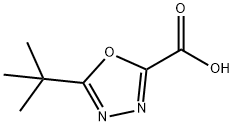 5-tert-butyl-1,3,4-oxadiazole-2-carboxylic acid Struktur