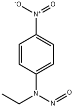 Benzenamine, N-ethyl-4-nitro-N-nitroso- Struktur