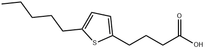 2-Thiophenebutanoic acid, 5-pentyl- Struktur