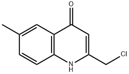 2-(chloromethyl)-6-methyl-4(1H)-quinolinone(SALTDATA: FREE) Struktur