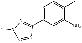 2-methyl-5-(2-methyl-2H-tetrazol-5-yl)aniline(SALTDATA: FREE) Struktur