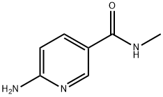 3-Pyridinecarboxamide,6-amino-N-methyl-(9CI) Struktur