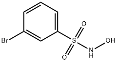 3-bromo-N-hydroxybenzene-1-sulfonamide Struktur