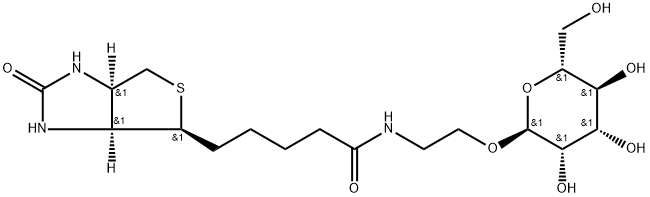 2-(Biotinylamido)ethyl α-D-mannopyranoside Struktur