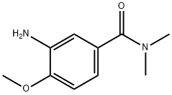 3-amino-4-methoxy-N,N-dimethylbenzamide(SALTDATA: FREE) Struktur