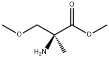 methyl 2-amino-3-methoxy-2-methylpropanoate Struktur