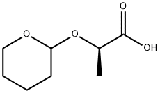 Propanoic acid, 2-[(tetrahydro-2H-pyran-2-yl)oxy]-, (2R)- Struktur