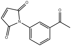 1-(3-acetylphenyl)-2,5-dihydro-1H-pyrrole-2,5-dione Struktur