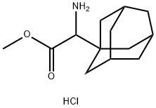 methyl 2-(adamantan-1-yl)-2-aminoacetate hydrochloride Struktur