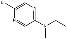 2-Bromo-5-(N,N-methylethylamino)pyrazine Struktur