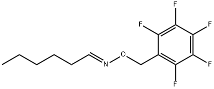 n-Hexanal-PFBOA derivative Struktur