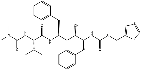 Des(isopropylthiazolyl)-N-Methyl Ritonavir Struktur