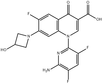 Delafloxacin Impurity 4 Struktur