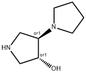 trans-1,3'-bipyrrolidin-4'-ol(SALTDATA: 2HCl) Struktur