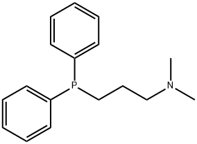 3-Dimethylaminopropyldiphenylphosphine Struktur