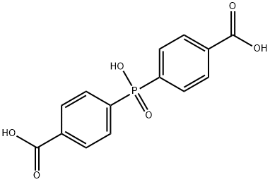 Benzoic acid, 4,4'-phosphinicobis- Struktur