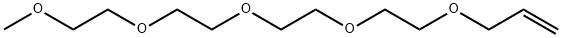 Allyloxy(tetraethylene oxide), Methyl ether, tech-90 Struktur