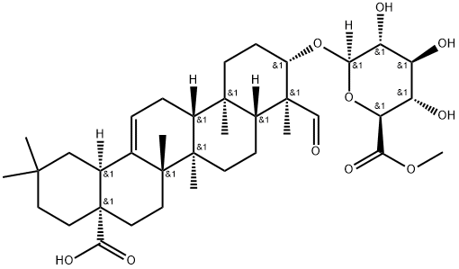 gypsogenin-3-O-glucuronide Struktur