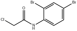 Acetamide, 2-chloro-N-(2,4-dibromophenyl)- Struktur