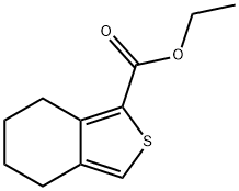 Ethyl 4,5,6,7-tetrahydrobenzo[c]thiophene-1-carboxylate Struktur