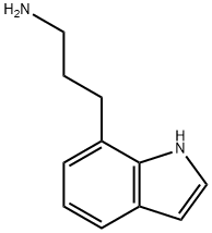 1H-Indole-7-propanamine Struktur