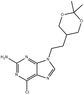 9H-Purin-2-amine, 6-chloro-9-[2-(2,2-dimethyl-1,3-dioxan-5-yl)ethyl]-