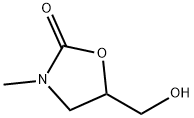 5-(hydroxymethyl)-3-methyl-1,3-oxazolidin-2-one Struktur