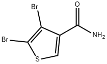 3-Thiophenecarboxamide, 4,5-dibromo- Struktur