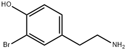 Phenol, 4-(2-aminoethyl)-2-bromo- Struktur