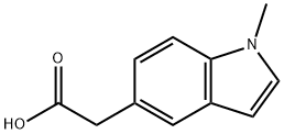 1H-Indole-5-acetic acid, 1-methyl- Struktur