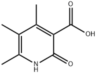 4,5,6-trimethyl-2-oxo-1,2-dihydro-3-pyridinecarboxylic acid(SALTDATA: FREE) Struktur