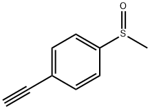 Benzene, 1-ethynyl-4-(methylsulfinyl)- Struktur