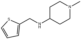 4-Piperidinamine, 1-methyl-N-(2-thienylmethyl)- Struktur