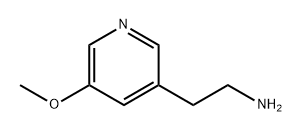 3-Pyridineethanamine, 5-methoxy- Struktur