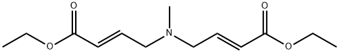 2-Butenoic acid, 4,4'-(methylimino)bis-, diethyl ester, (E,E)- (9CI)