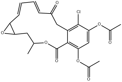 Monorden diacetate Struktur