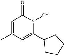 2(1H)-Pyridinone, 6-cyclopentyl-1-hydroxy-4-methyl- Struktur