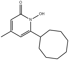 2(1H)-Pyridinone, 6-cyclooctyl-1-hydroxy-4-methyl- Struktur