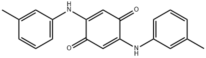 2,5-Cyclohexadiene-1,4-dione, 2,5-bis[(3-methylphenyl)amino]- Struktur