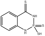 1,3,2-Benzodiazaphosphorine-4(1H)-thione, 2,3-dihydro-2-mercapto-, 2-sulfide (9CI) Struktur