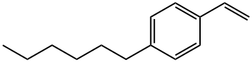 Benzene, 1-ethenyl-4-hexyl- Struktur