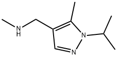 1H-Pyrazole-4-methanamine, N,5-dimethyl-1-(1-methylethyl)- Struktur