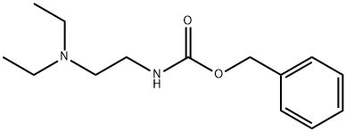 Carbamic acid, [2-(diethylamino)ethyl]-, phenylmethyl ester (9CI) Struktur