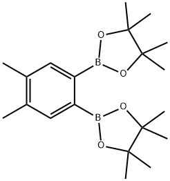 1,3,2-Dioxaborolane, 2,2'-(4,5-dimethyl-1,2-phenylene)bis[4,4,5,5-tetramethyl- Struktur