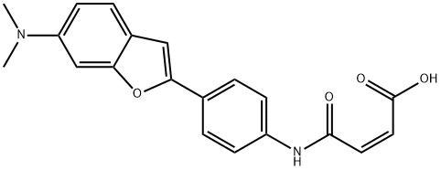 2-Butenoic acid, 4-[[4-[6-(dimethylamino)-2-benzofuranyl]phenyl]amino]-4-oxo-, (Z)- (9CI)