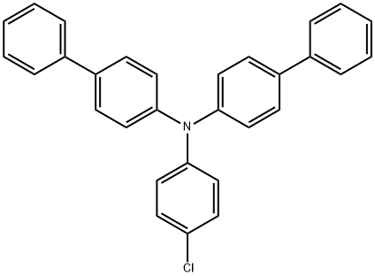 [1,1'-Biphenyl]-4-amine, N-[1,1'-biphenyl]-4-yl-N-(4-chlorophenyl)- Struktur