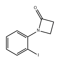 2-Azetidinone, 1-(2-iodophenyl)- Struktur